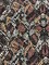 Brown Multi Snakeskin Animal Print Double Georgette Fabric By the Yard